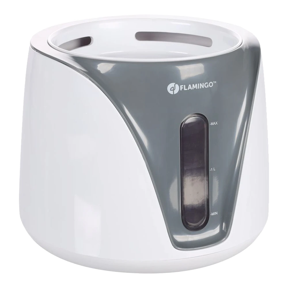 Flamingo Automatische Water Dispenser Adriana - Grijs/Wit - Plastic 3 Flamingo Automatische Water Dispenser Adriana - Grijs/Wit - Plastic
