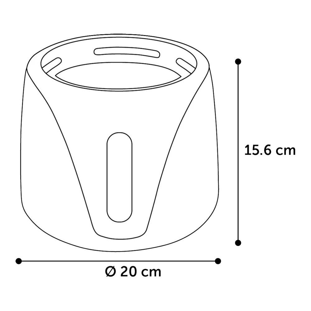Flamingo Automatische Water Dispenser Adriana - Grijs/Wit - Plastic 8 Flamingo Automatische Water Dispenser Adriana - Grijs/Wit - Plastic - Afbeelding 6