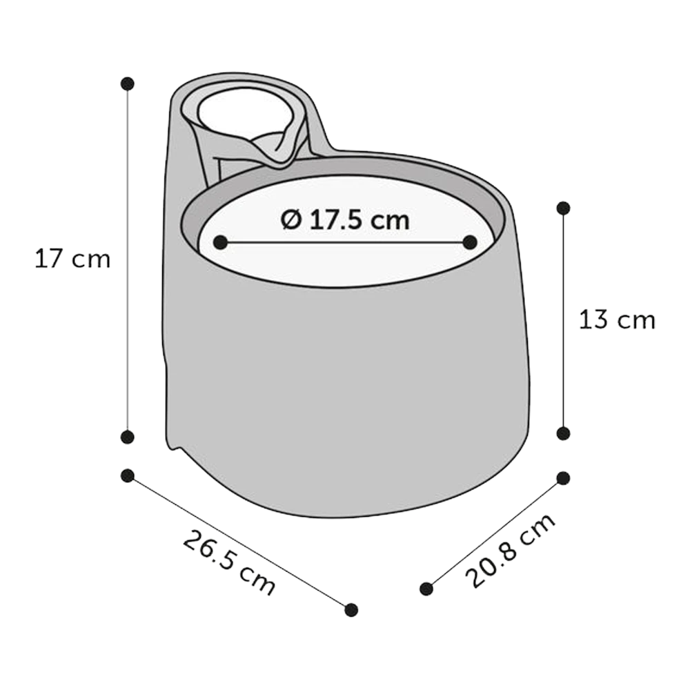 Flamingo Automatische Water Dispenser Bellagio - Wit/Blauw - Plastic 4 Flamingo Automatische Water Dispenser Bellagio - Wit/Blauw - Plastic - Afbeelding 3