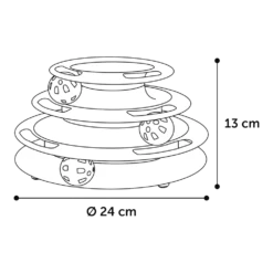 Flamingo Bagera Ballenbaan Toren Met Ballen - Div. Kleuren - Kattenspeelgoed 8 Flamingo Bagera Ballenbaan Toren Met Ballen - Div. Kleuren - Kattenspeelgoed -Huisdier Uitgebreid Winkel bagera ballenbaan toren met ballen div kleuren kattenspeelgoed 3