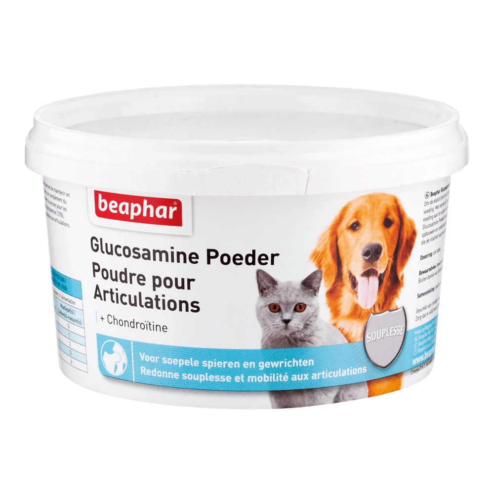 Beaphar Glucosamine Poeder - Hond/Kat - 300g - Gewrichtenmiddel 3 Beaphar Glucosamine Poeder - Hond/Kat - 300g - Gewrichtenmiddel