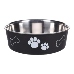 Flamingo Bella Kena Hondenvoerbak - Zwart - 23cm - 2200ml