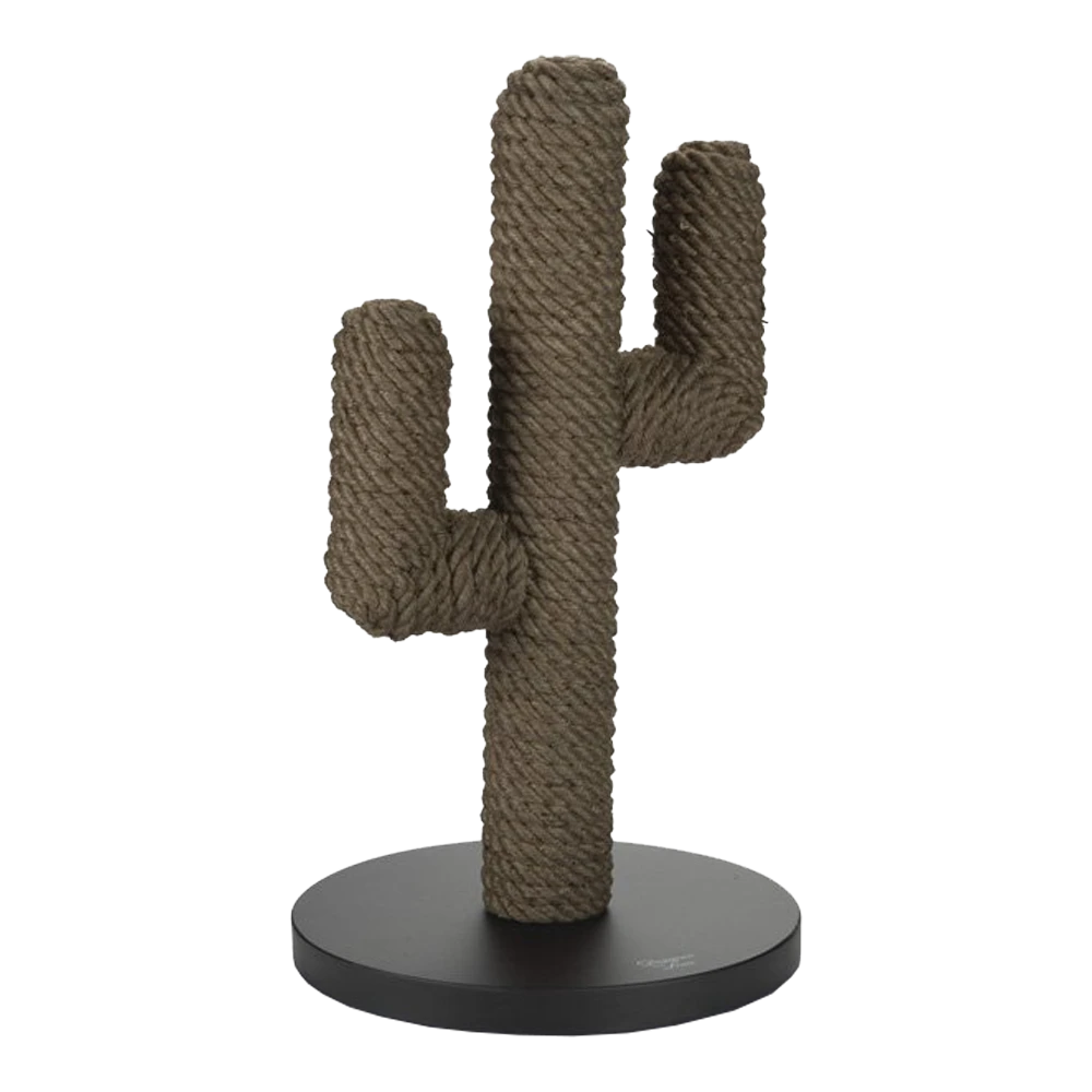Designed By Lotte DBL Houte Krabpaal Cactus - Zwart - 35x35x60cm 3 Designed By Lotte DBL Houte Krabpaal Cactus - Zwart - 35x35x60cm