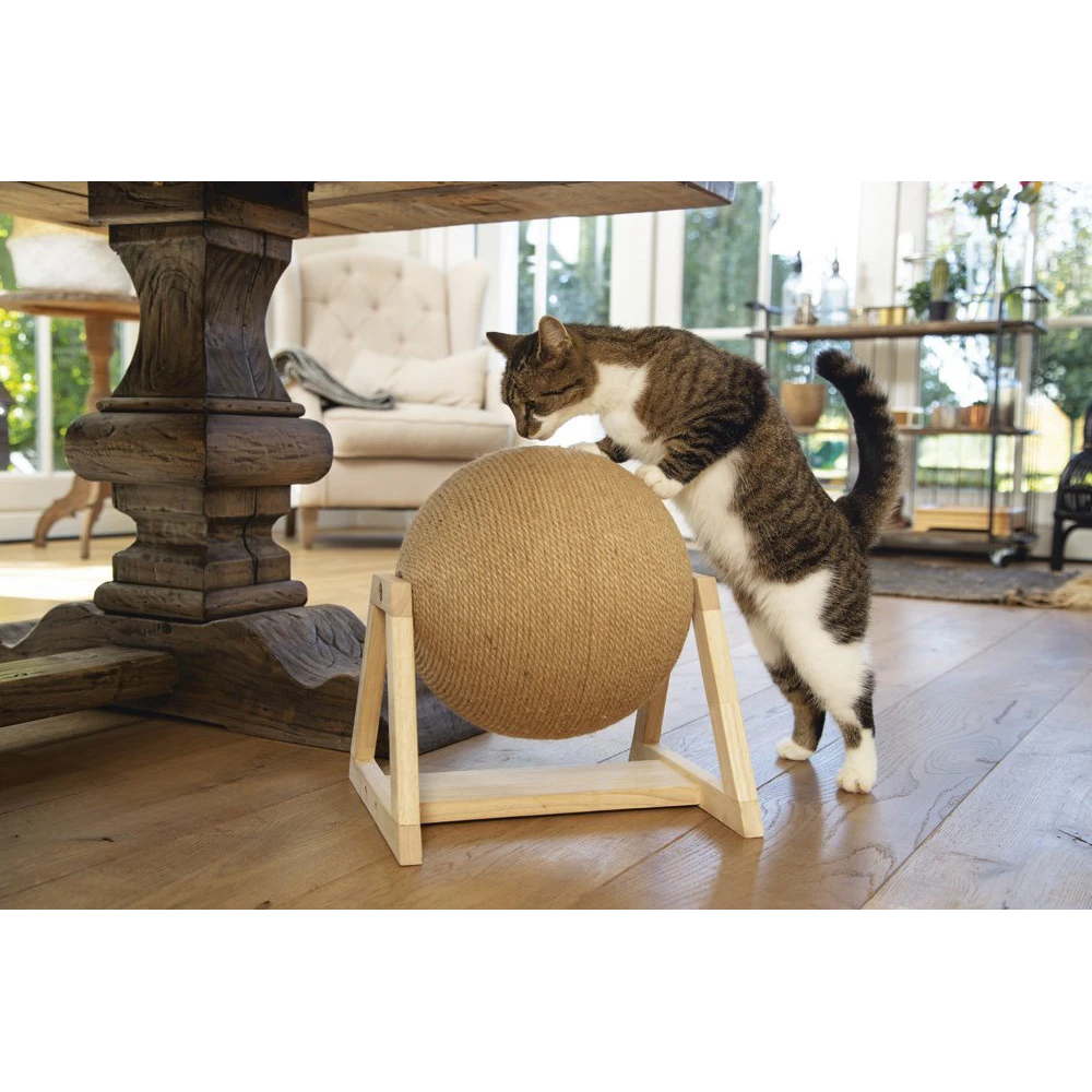 Designed By Lotte DBL Krabbol Op Voet Xem - Naturel - 34x30x35,5cm - Afbeelding 2