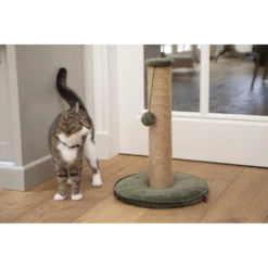 Designed By Lotte DBL Krabpaal Yenna - Groen - 35x35x60cm 7 Designed By Lotte DBL Krabpaal Yenna - Groen - 35x35x60cm -Huisdier Uitgebreid Winkel dbl krabpaal yenna groen 35x35x60cm designed by lotte 3