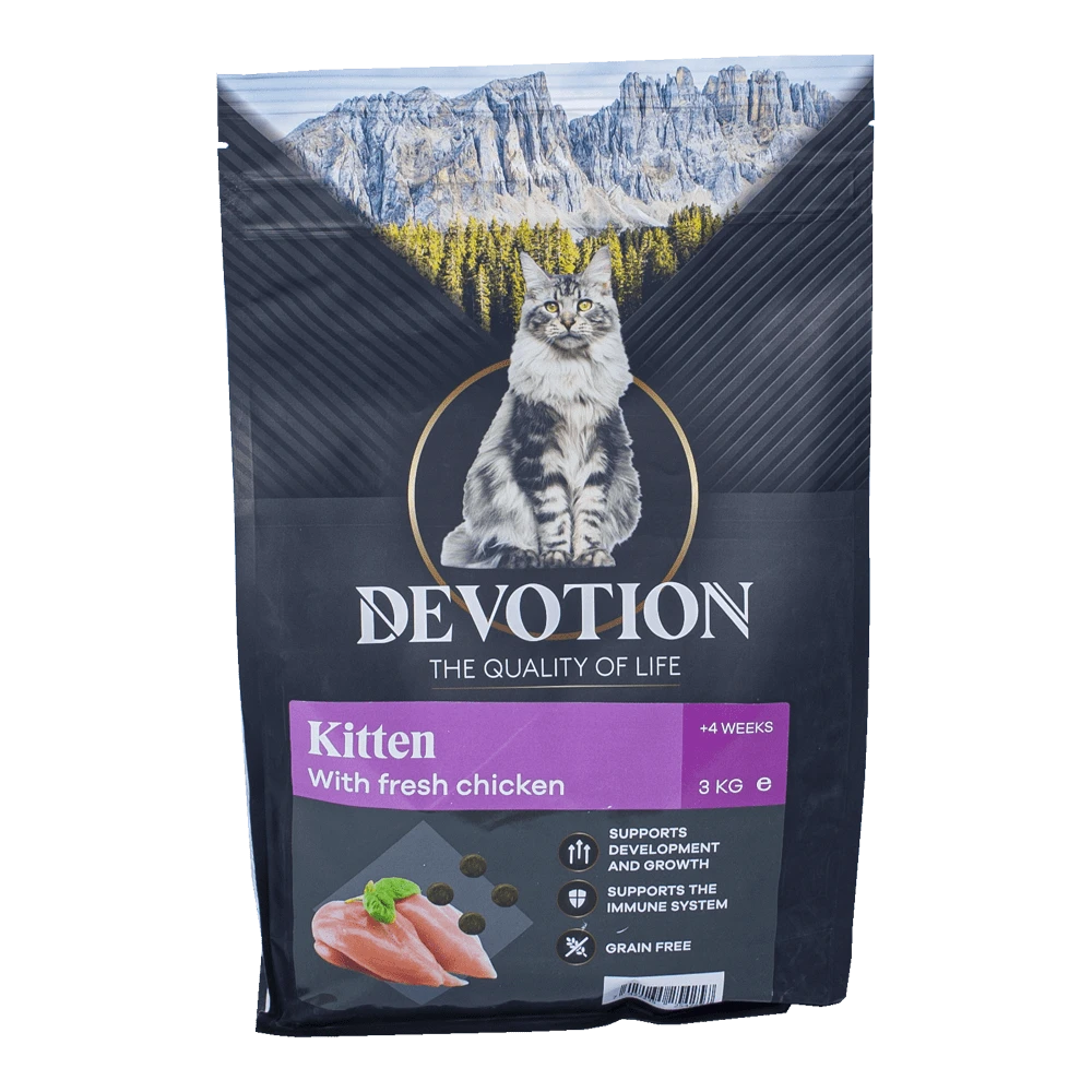 Devotion Kitten - Kip - Kattenvoer - 3kg 3 Devotion Kitten - Kip - Kattenvoer - 3kg