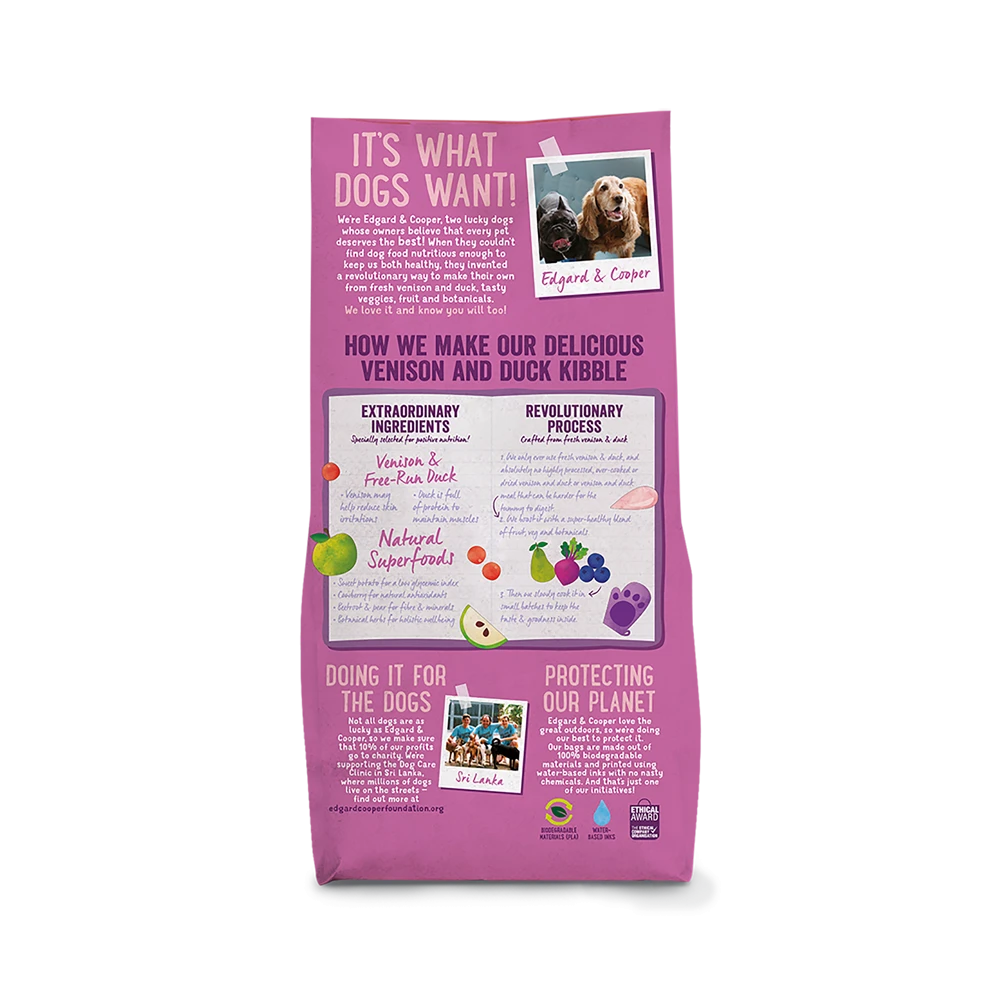 Edgard & Cooper - Hert & Scharreleend - Volwassen - Hondenvoer - 12kg 4 Edgard & Cooper - Hert & Scharreleend - Volwassen - Hondenvoer - 12kg - Afbeelding 2