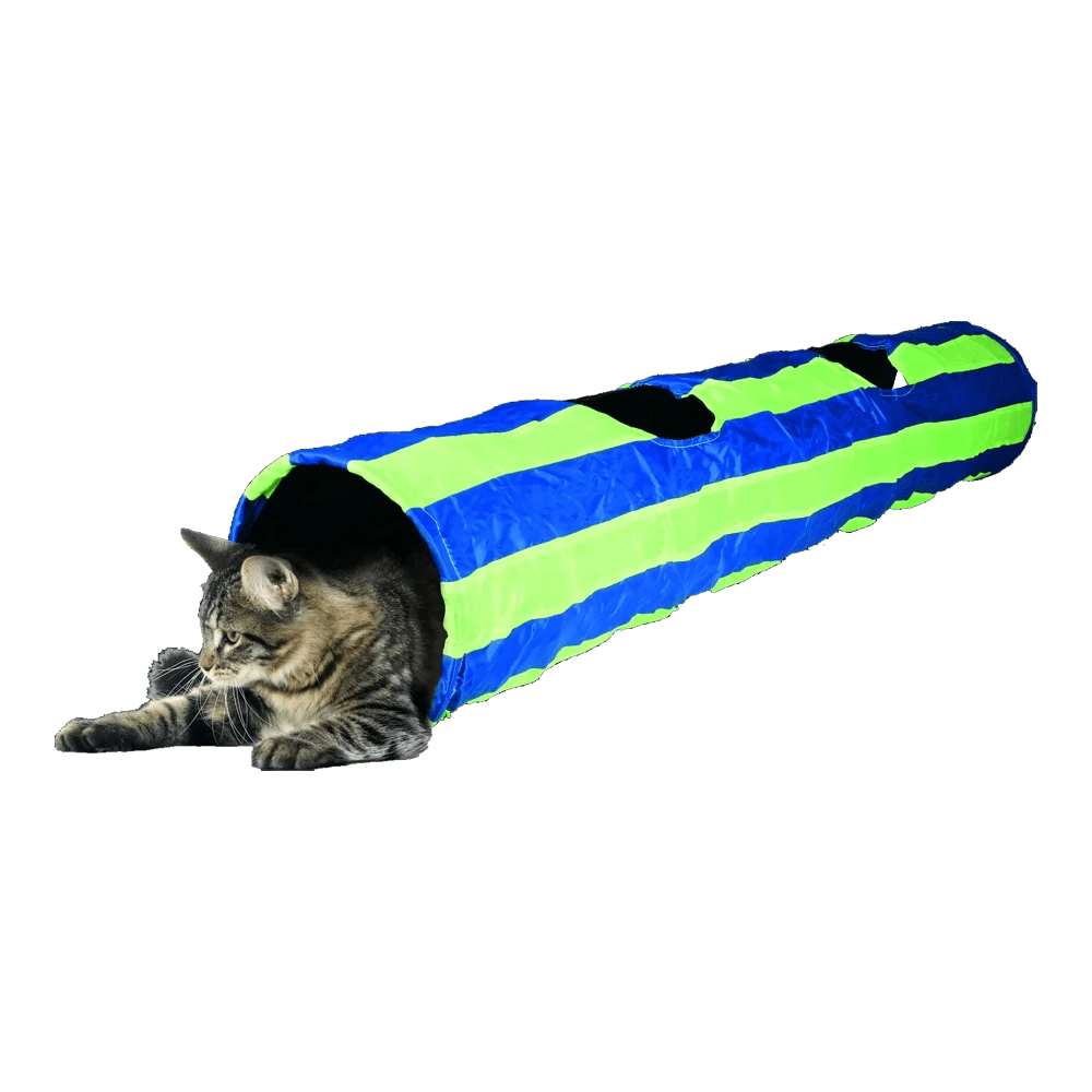 Flamingo Feline Cruiser Nylon 136cm - Blauw/groen - U00f825cm 4 Flamingo Feline Cruiser Nylon 136cm - Blauw/groen - U00f825cm - Afbeelding 2