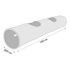 Flamingo Feline Cruiser Nylon 136cm - Blauw/groen - U00f825cm 11 Flamingo Feline Cruiser Nylon 136cm - Blauw/groen - U00f825cm -Huisdier Uitgebreid Winkel feline cruiser nylon 136cm blauw groen d25cm 5