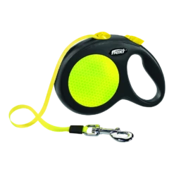 Flexi Rollijn Neon - Tape 5m - L 50KG - Hondenriem