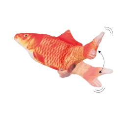 Flamingo Flounder Bewegende Vis - Oranje -Huisdier Uitgebreid Winkel flounder bewegende vis oranje 2