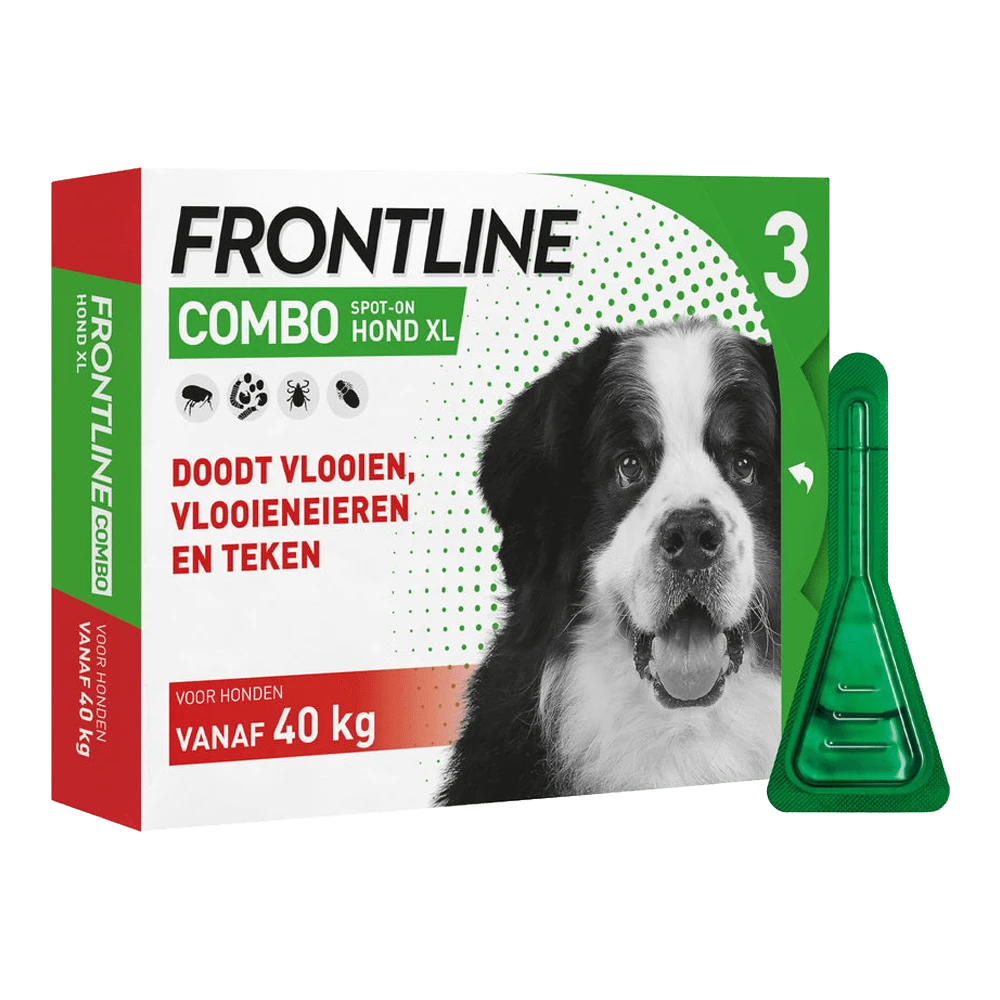 Frontline Combo Spot On Hond XL - 3 Pipet - Anti Vlooien, Teken En Luizen