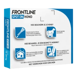 Frontline Spot On M Hond - 10 Tot 20kg - 4 Pipet - Anti Vlooien, Teken En Luizen -Huisdier Uitgebreid Winkel frontline spot on m hond 10 tot 20kg 4 pipet anti vlooien teken en luizen 3 3