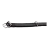 Flamingo Halsband Rondo OL Zwart - Leer - 50-57cm 22mm - Hondenhalsband -Huisdier Uitgebreid Winkel halsband rondo ol zwart leer hondenhalsband 1 4 5