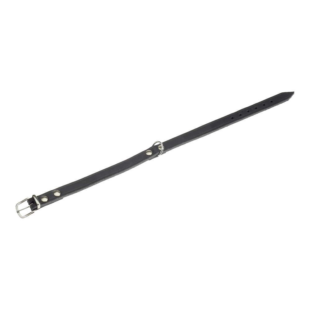 Flamingo Halsband Rondo Zwart - Leer - 35-40cm 50mm - Hondenhalsband 3 Flamingo Halsband Rondo Zwart - Leer - 35-40cm 50mm - Hondenhalsband