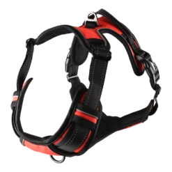 Flamingo Harnas Balou Rood - L - 60-85cm X 25mm - Hondenharnas