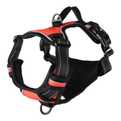 Flamingo Harnas Balou Rood - M - 50-65cm X 25mm - Hondenharnas