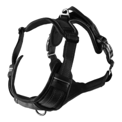 Flamingo Harnas Balou Zwart - L - 60-85cm X 25mm - Hondenharnas