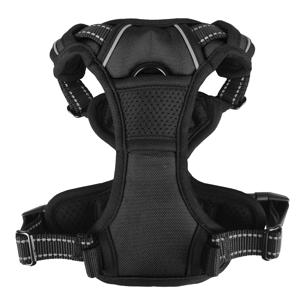 Flamingo Harnas Balou Zwart - S - 40-55cm X 20mm - Hondenharnas - Afbeelding 2