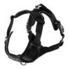 Flamingo Harnas Balou Zwart - XL - 80-105cm X 25mm - Hondenharnas -Huisdier Uitgebreid Winkel harnas balou zwart xl 80 105cm x 25mm hondenharnas 1 5