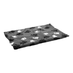 Flamingo Hondenkussen/deken Teddy Rechthoek - Grijs - 100,5cm