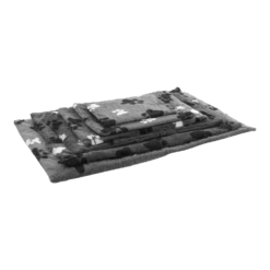 Flamingo Hondenkussen/deken Teddy Rechthoek - Grijs - 100,5cm -Huisdier Uitgebreid Winkel hondenkussen deken teddy rechthoek grijs 4 1 2