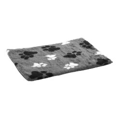 Flamingo Hondenkussen/deken Teddy Rechthoek - Grijs - 55,5cm