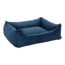 Flamingo Hondenmand Celeste Rechthoekig Met Rits - Donkerblauw - 100x80x30cm