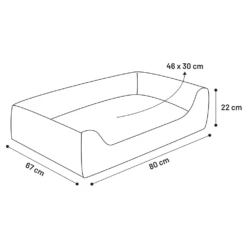 Flamingo Hondenmand Celeste Rechthoekig Met Rits - Muntgroen - 80x67x28cm 7 Flamingo Hondenmand Celeste Rechthoekig Met Rits - Muntgroen - 80x67x28cm -Huisdier Uitgebreid Winkel hondenmand celeste rechthoekig met rits muntgroen 80x67x28cm 2 1