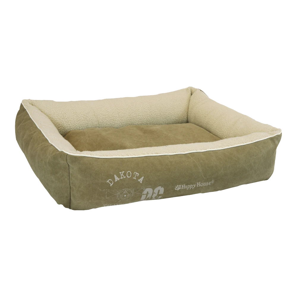 Hondenmand Dakota - M - Kaki - 75 X 60 X 12cm - Happy House