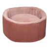 Flamingo Hondenmand Faldi Rond Met Rits - Roze - 50x20cm