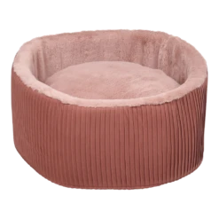 Flamingo Hondenmand Faldi Rond Met Rits - Roze - 50x20cm