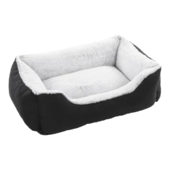 Flamingo Hondenmand Iduna Rechthoekig - Zwart - 65x45x22cm