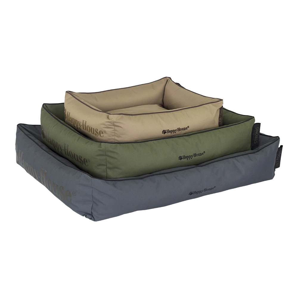 Hondenmand Rechthoekig Strong - S - Donkergroen - 55 X 45 X 12cm - Happy House 4 Hondenmand Rechthoekig Strong - S - Donkergroen - 55 X 45 X 12cm - Happy House - Afbeelding 2