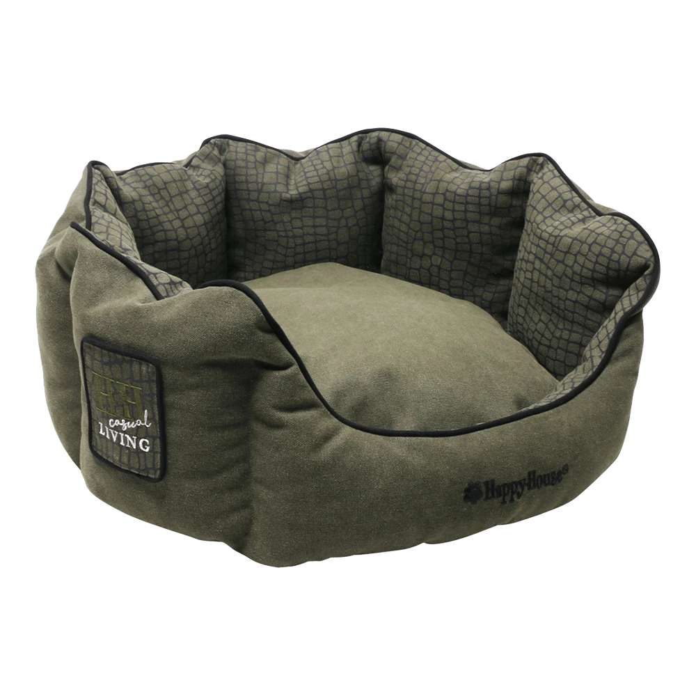 Hondenmand Rond Casual Living - S - Groen - Happy House 3 Hondenmand Rond Casual Living - S - Groen - Happy House