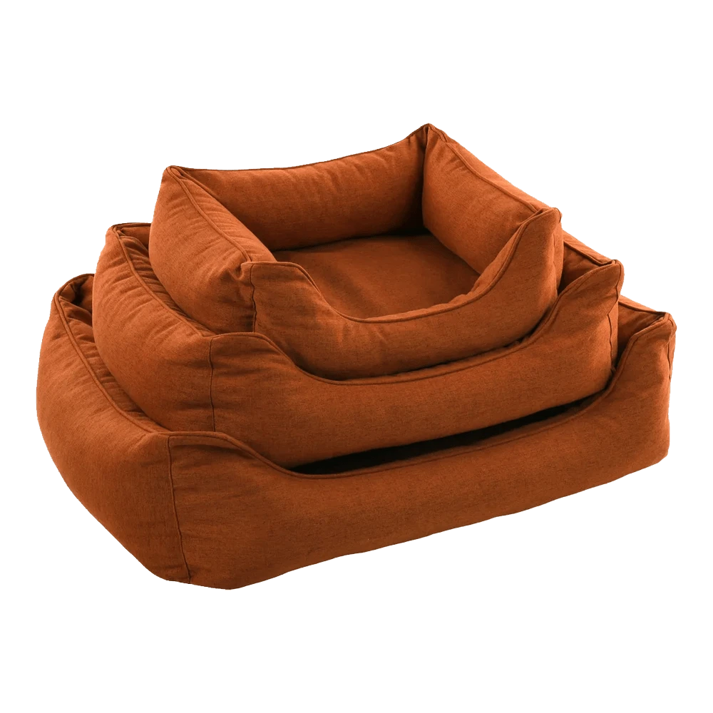 Flamingo Hondenmand Ziva Rechthoek Met Rits - Terracotta - 100cm 6 Flamingo Hondenmand Ziva Rechthoek Met Rits - Terracotta - 100cm - Afbeelding 4