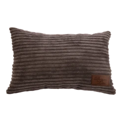 Designed By Lotte Hoofdkussen Ribbed - Bruin - 35x23cm