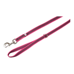 Julius K9 Super-Grip Looplijn Roze, Grijs - 1,8m - Max. 50kg - Hondenriem
