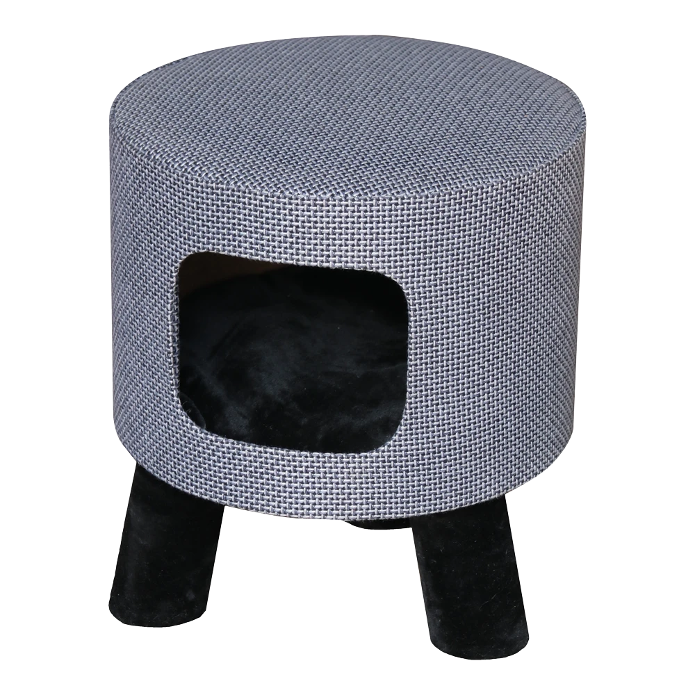 Flamingo Kattenkrukje Omar - Blauw - M - 42x42x48 3 Flamingo Kattenkrukje Omar - Blauw - M - 42x42x48