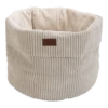 Designed By Lotte Kattenmand Ribbed Met Rits - Lichtgrijs - 50x50x35cm -Huisdier Uitgebreid Winkel kattenmand ribbed met rits lichtgrijs 50x50x35cm 1 1