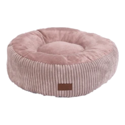 Designed By Lotte Kattenmand Ribbed Met Rits - Roze - 50x50x17cm