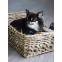 Klassieke Rieten Hondenmand - M - Rechthoekig - Happy House -Huisdier Uitgebreid Winkel klassieke rieten hondenmand m rechthoekig happy house 3