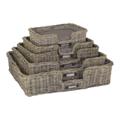 Klassieke Rieten Hondenmand - M - Rechthoekig - Happy House -Huisdier Uitgebreid Winkel klassieke rieten hondenmand m rechthoekig happy house 5