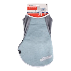 Flamingo Koeljas Frozen Voor Honden - Blauw & Grijs - L - 40cm -Huisdier Uitgebreid Winkel koeljas frozen voor honden blauw grijs 3 1 1