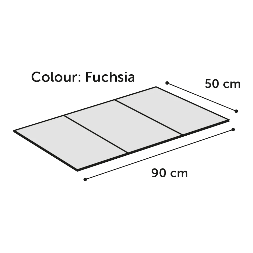 Flamingo Koelmat Fresk Drop Rechthoek Fuchsia - L - 90x50cm - Rood 5 Flamingo Koelmat Fresk Drop Rechthoek Fuchsia - L - 90x50cm - Rood - Afbeelding 3