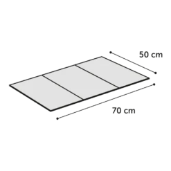 Flamingo Koelmat Fresk Rechthoek - M - 70x50cm - Blauw -Huisdier Uitgebreid Winkel koelmat fresk rechthoek m 70x50cm blauw 70x50cm 4