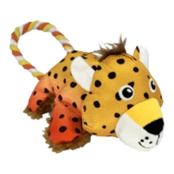 KONG Cozie Tug Cheetah - S/M - Hondenspeelgoed -Huisdier Uitgebreid Winkel kong cozie tug cheetah s m hondenspeelgoed 3 1