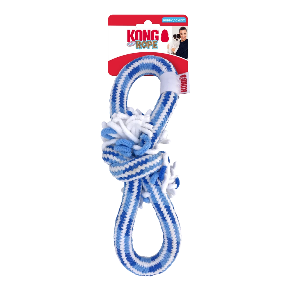 KONG Puppy Rope Tug - M - Assorti - 1 Stuk - Hondenspeelgoed