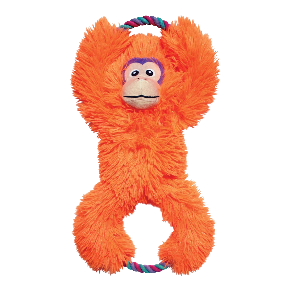 KONG Tuggz Monkey - XL - Oranje - Hondenspeelgoed 4 KONG Tuggz Monkey - XL - Oranje - Hondenspeelgoed - Afbeelding 2