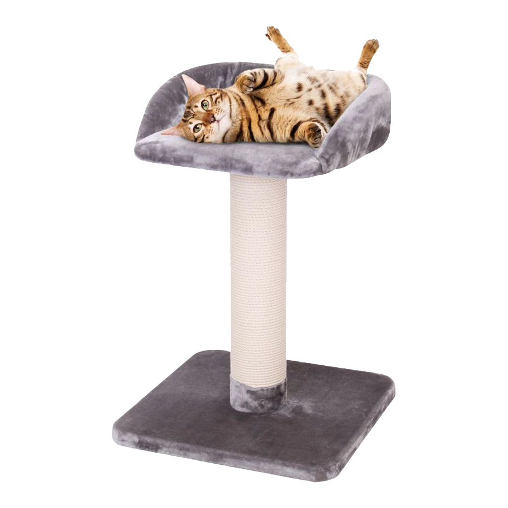 Flamingo Krabpaal Goliath 2 - Grijs - 60x60x89cm 4 Flamingo Krabpaal Goliath 2 - Grijs - 60x60x89cm - Afbeelding 2